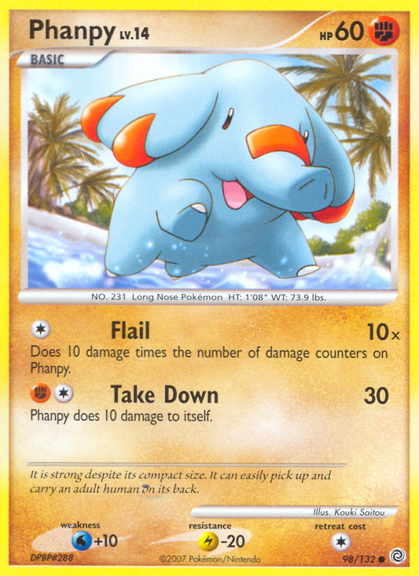 Phanpy — illustrated card