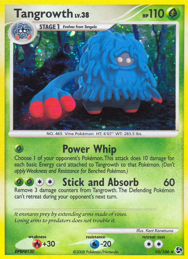 Tangrowth — illustrated card