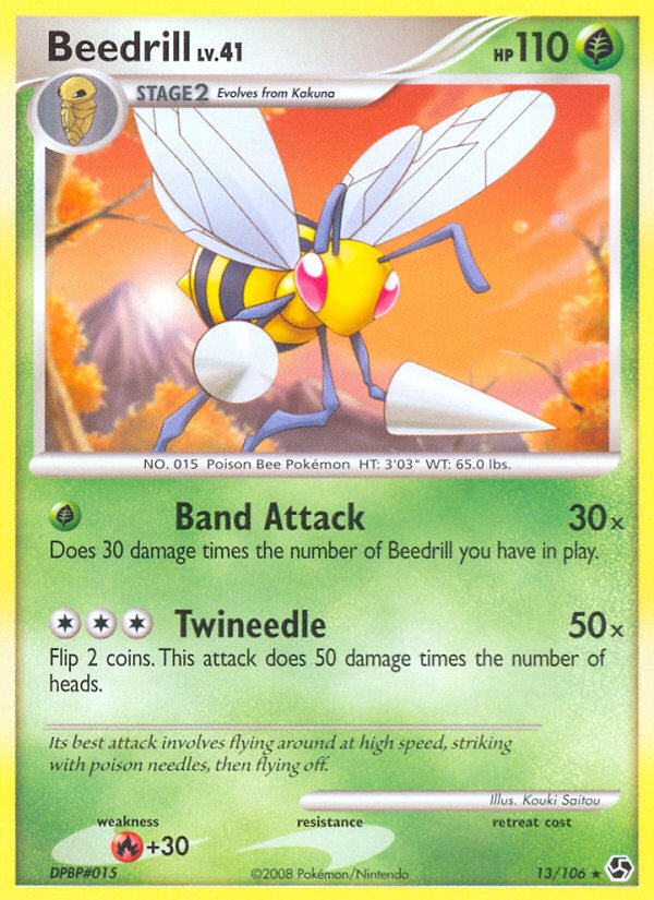 Beedrill — illustrated card