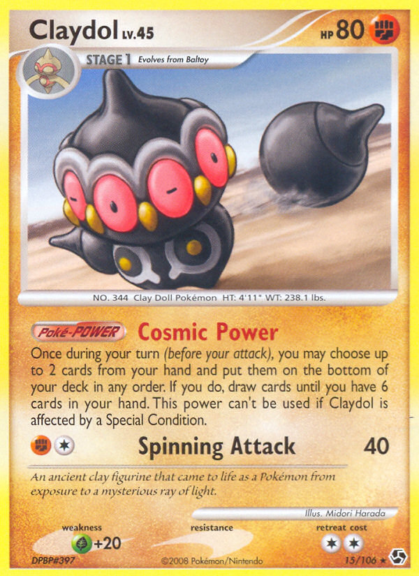 Claydol — illustrated card