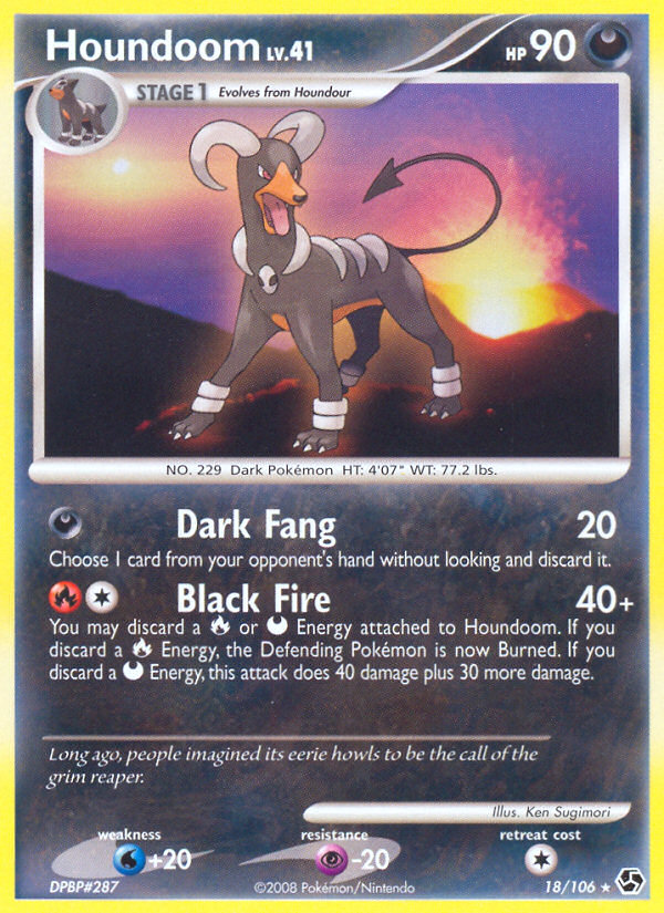 Houndoom — illustrated card