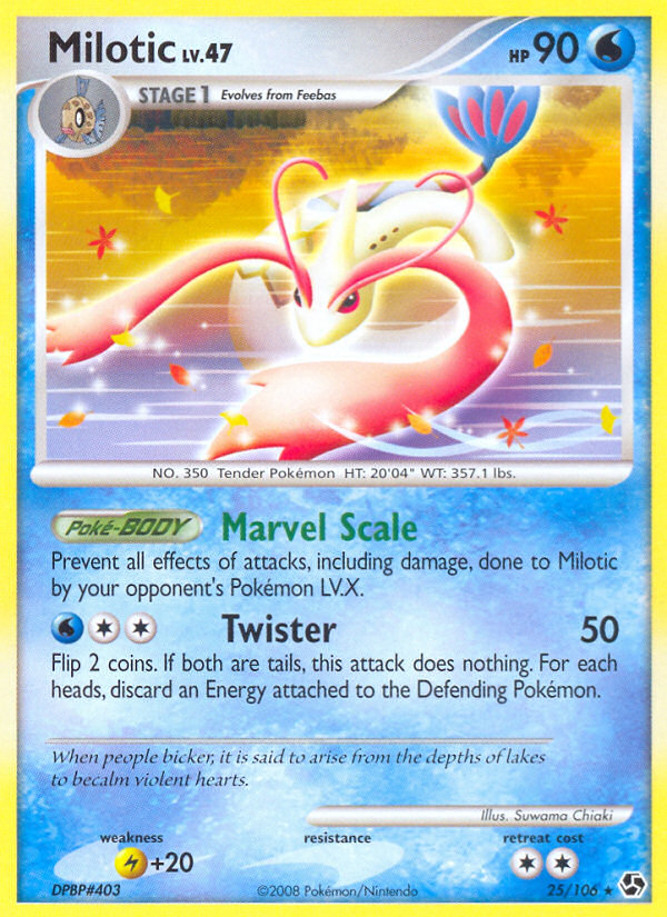 Milotic — illustrated card