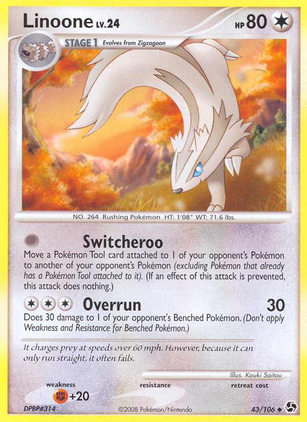 Linoone — illustrated card