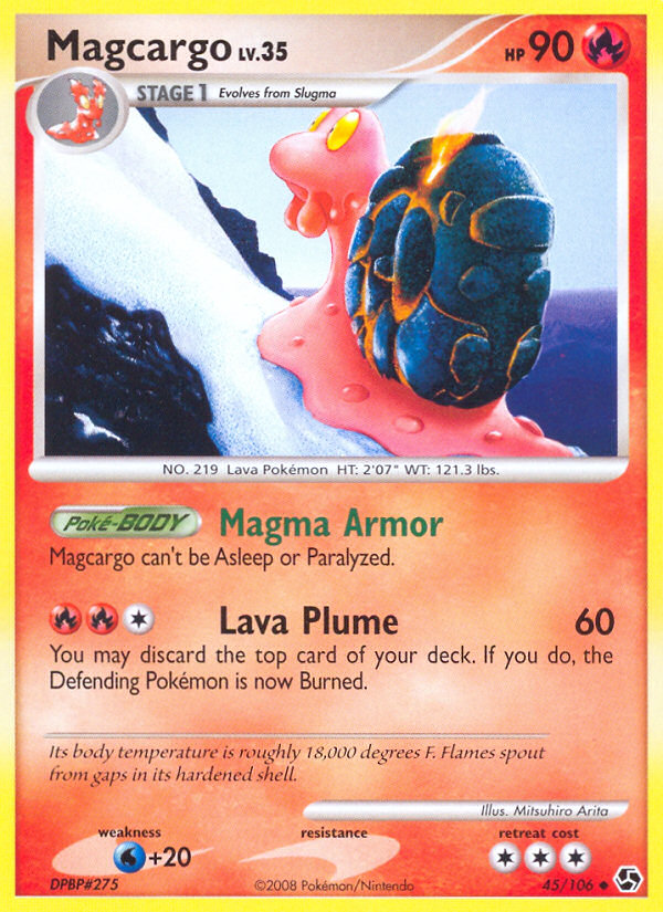 Magcargo — illustrated card