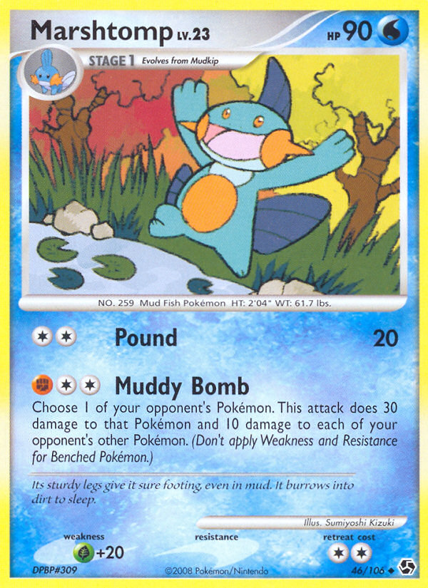Marshtomp — illustrated card