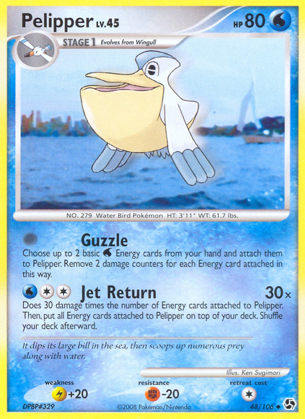 Pelipper — illustrated card