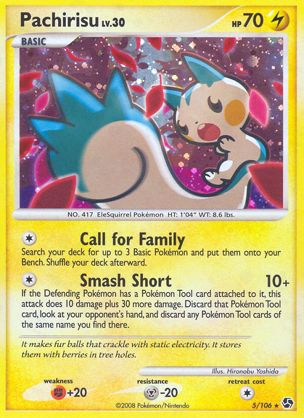 Pachirisu — illustrated card
