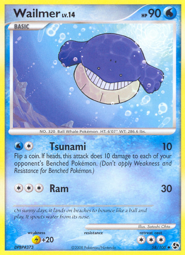 Wailmer — illustrated card