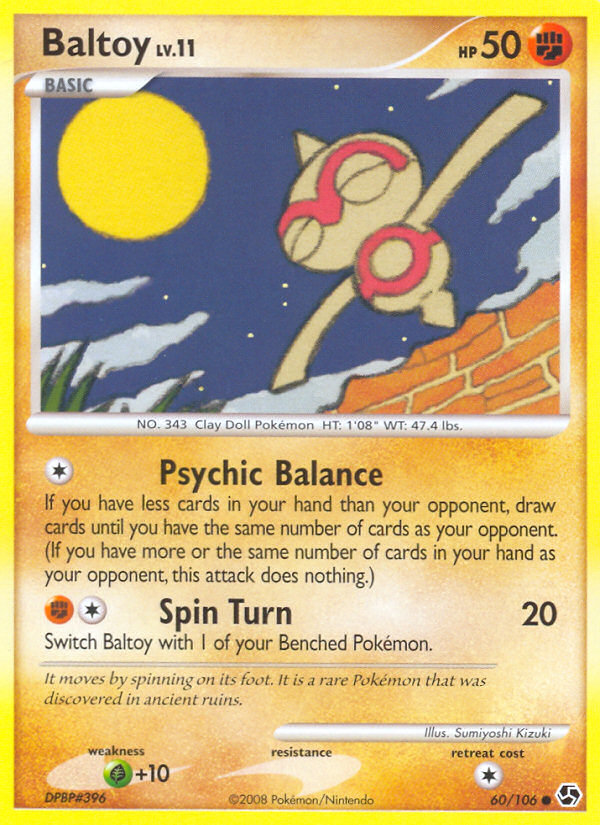 Baltoy — illustrated card