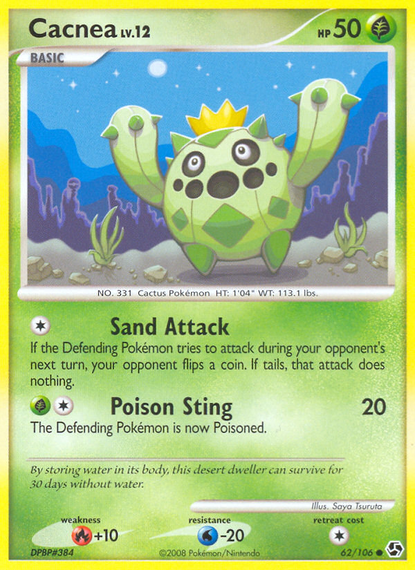 Cacnea — illustrated card