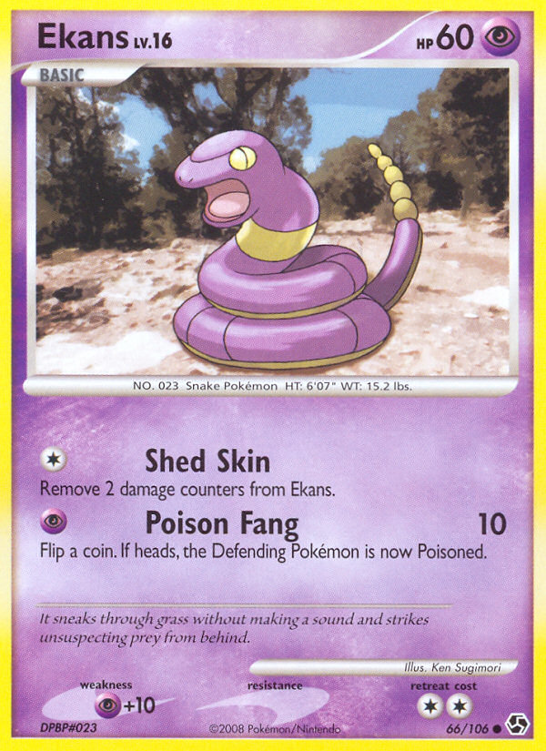 Ekans — illustrated card