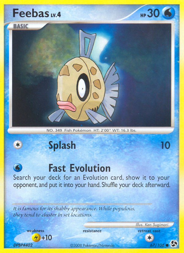 Feebas — illustrated card