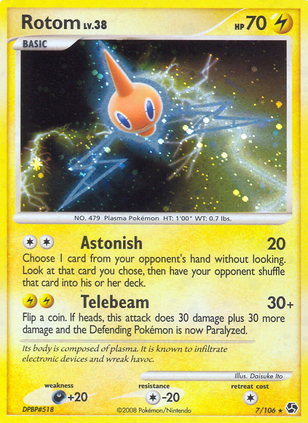Rotom — illustrated card