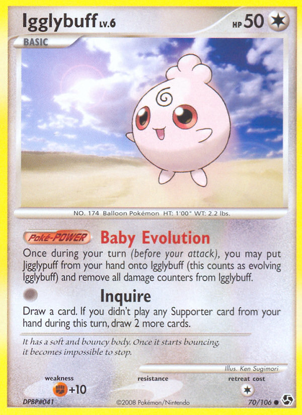 Igglybuff — illustrated card