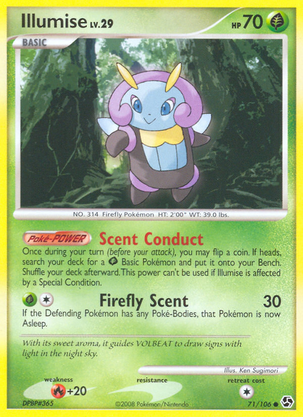 Illumise — illustrated card