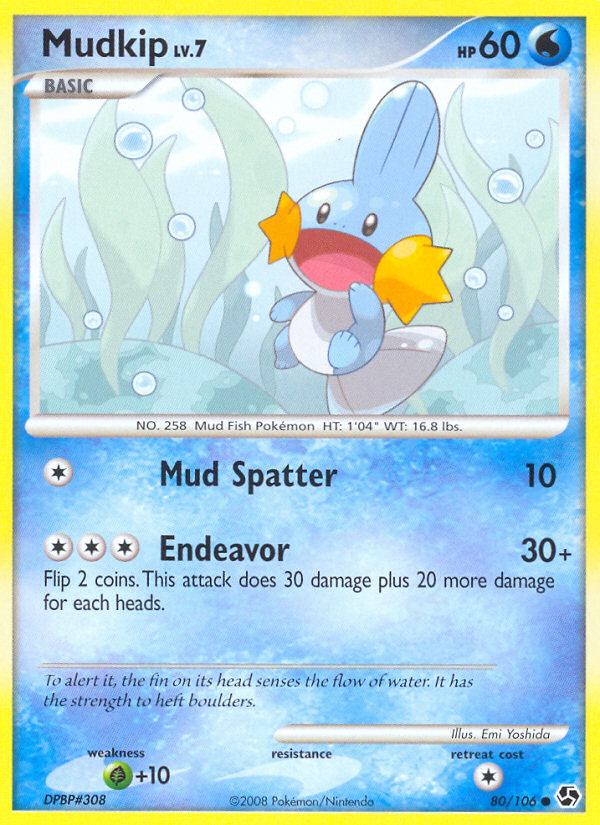 Mudkip — illustrated card