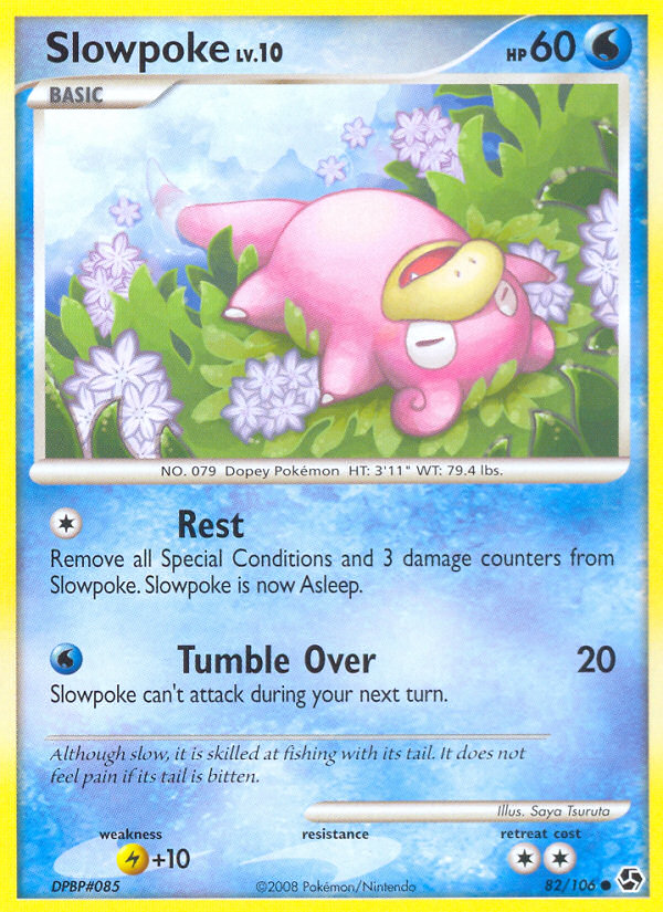 Slowpoke — illustrated card