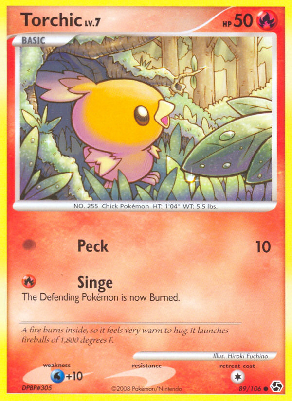 Torchic — illustrated card