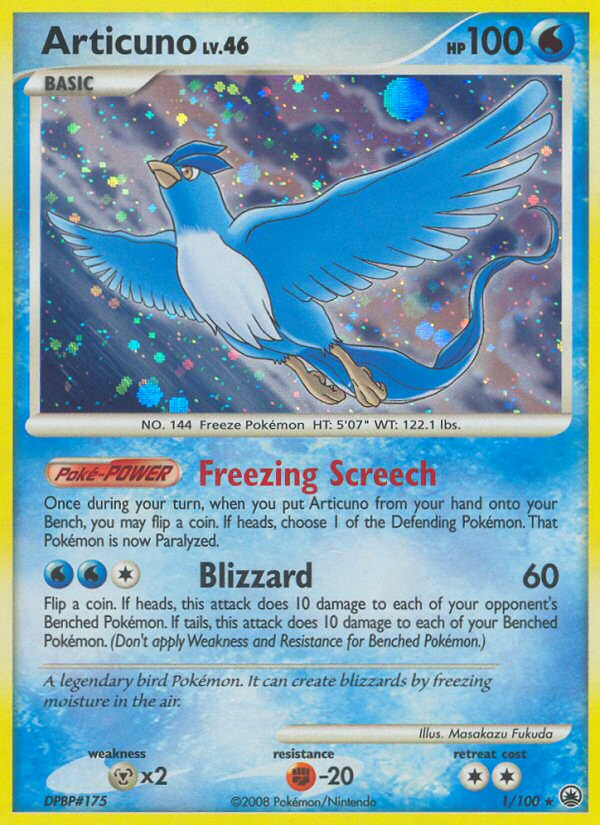 Articuno — illustrated card