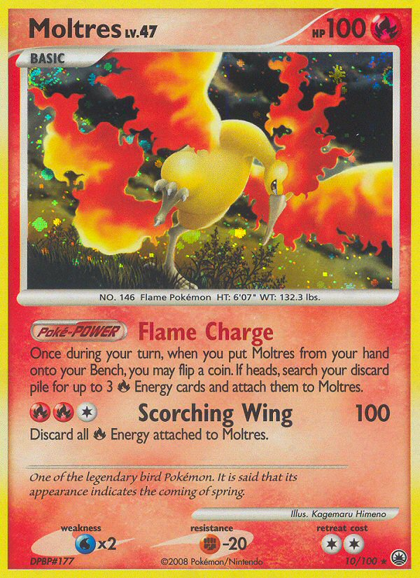 Moltres — illustrated card