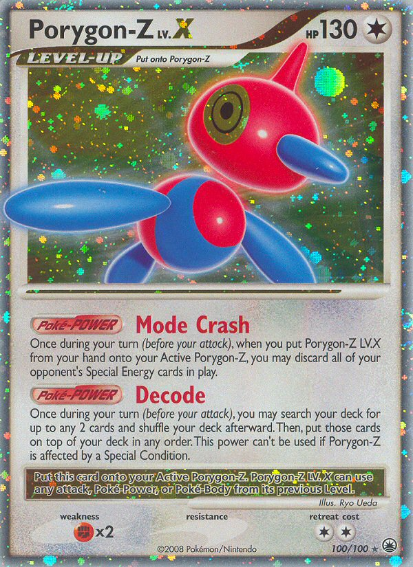 Porygon-Z LV.X — illustrated card
