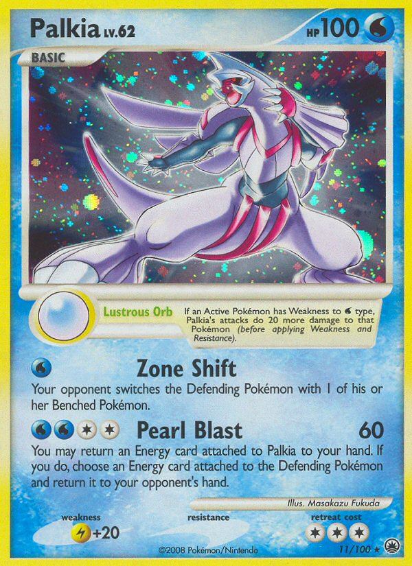Palkia — illustrated card