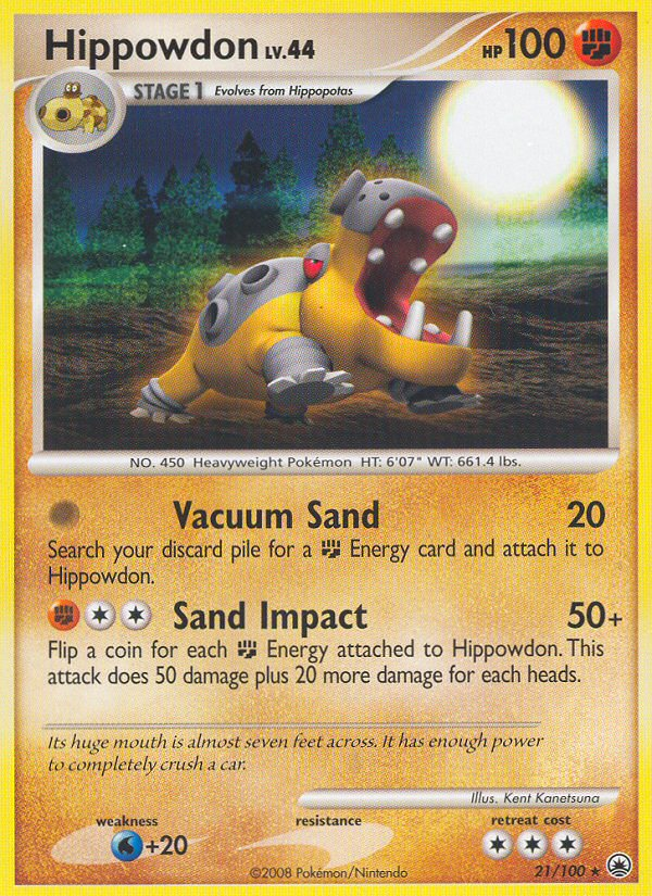 Hippowdon — illustrated card
