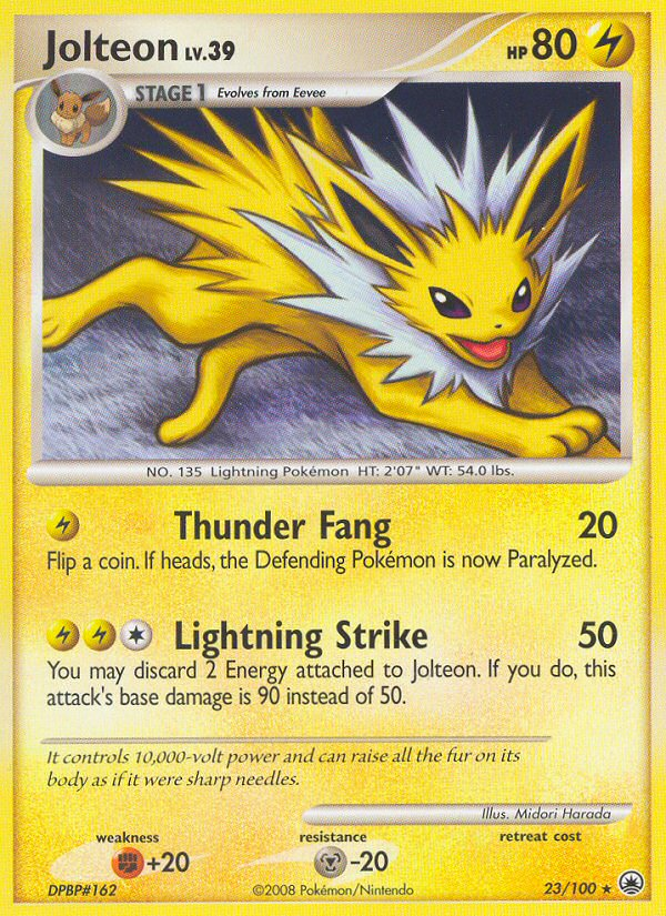 Jolteon — illustrated card