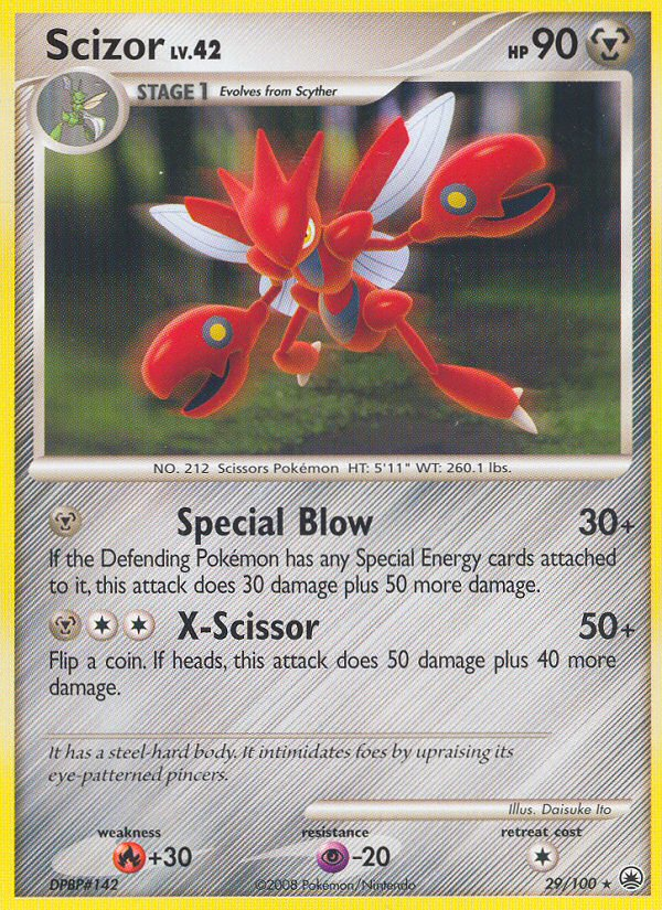 Scizor — illustrated card