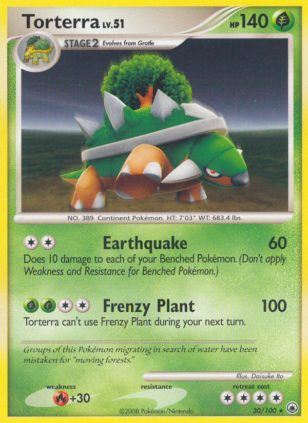 Torterra — illustrated card