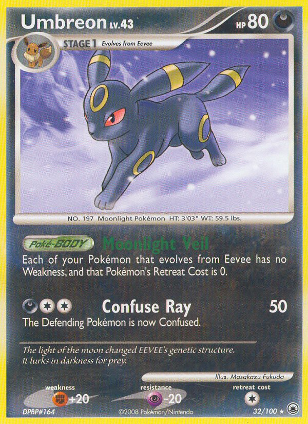 Umbreon — illustrated card