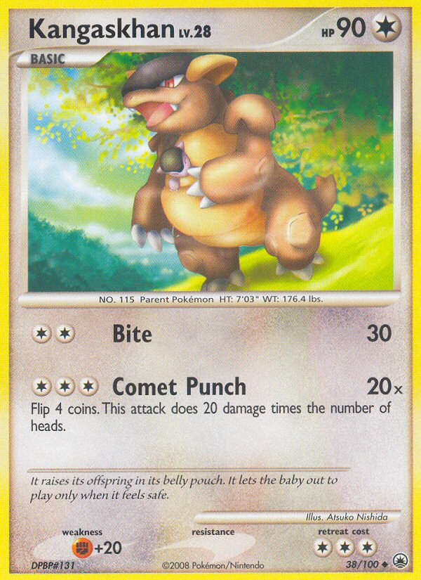 Kangaskhan — illustrated card