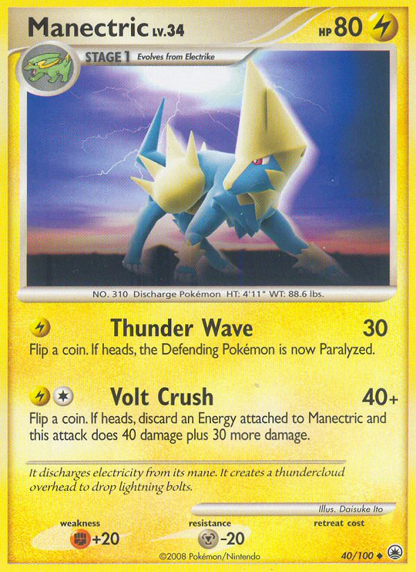 Manectric — illustrated card