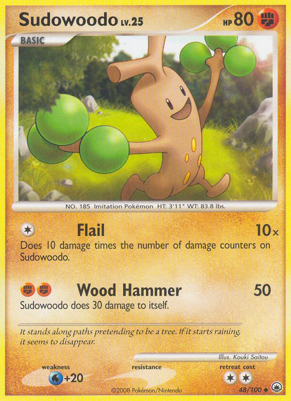 Sudowoodo — illustrated card