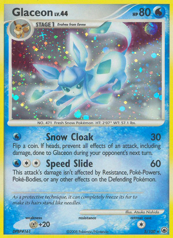 Glaceon — illustrated card