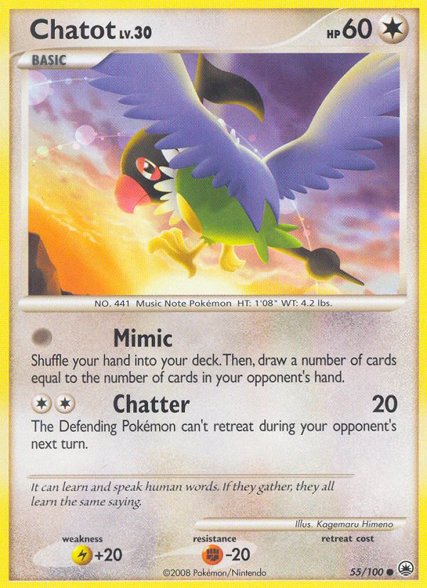 Chatot — illustrated card