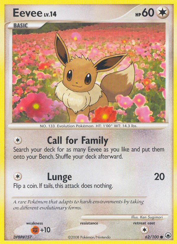 Eevee — illustrated card
