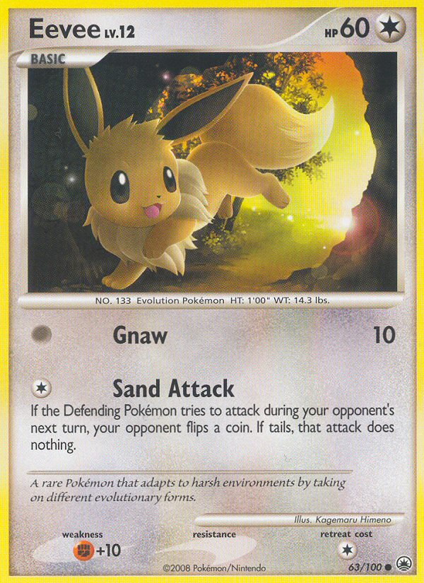 Eevee — illustrated card