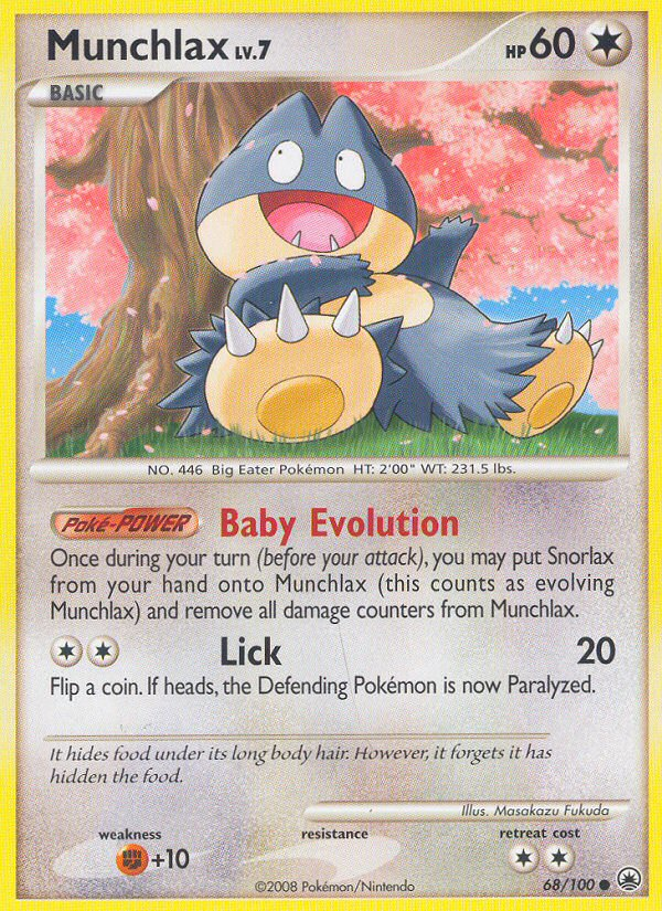 Munchlax — illustrated card