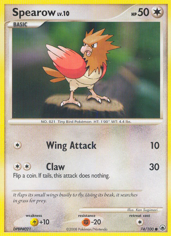 Spearow — illustrated card