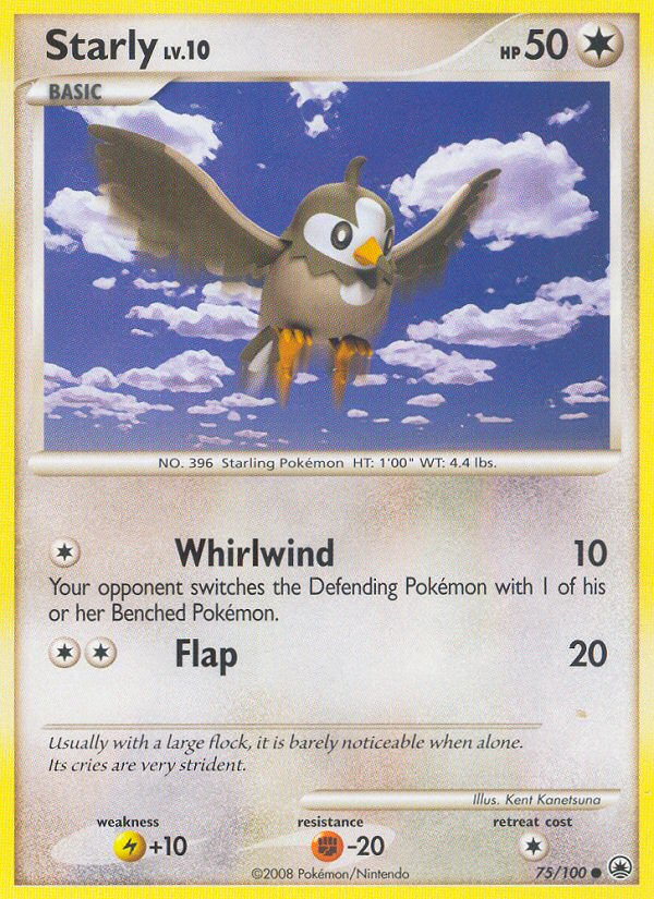 Starly — illustrated card