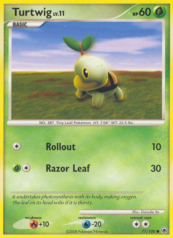 Turtwig — illustrated card