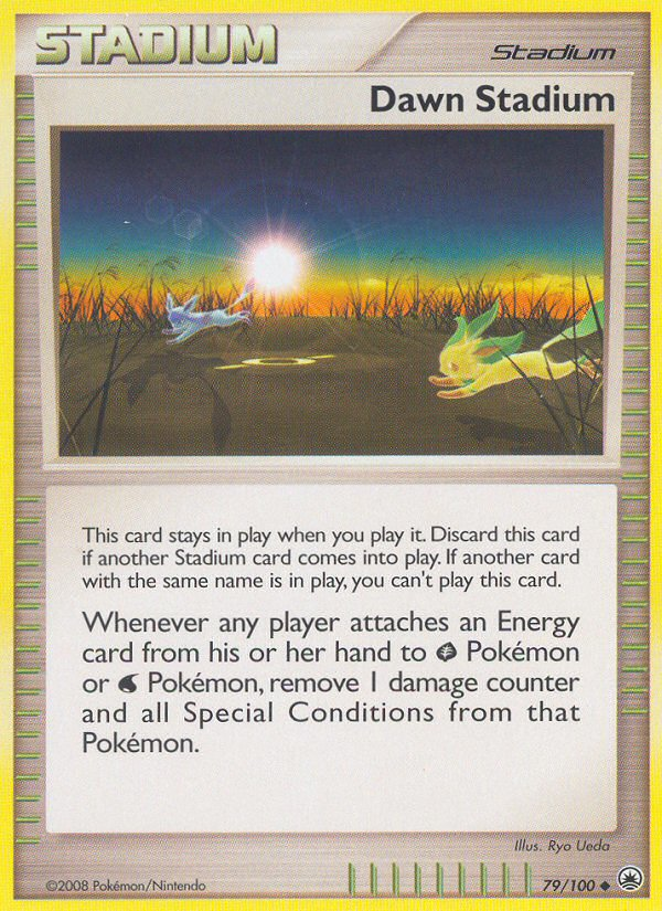 Dawn Stadium — illustrated card