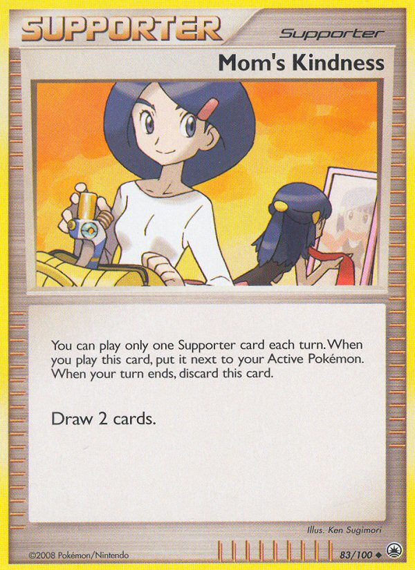 Mom's Kindness — illustrated card
