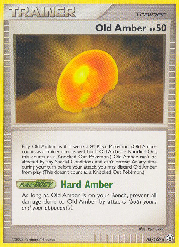 Old Amber — illustrated card
