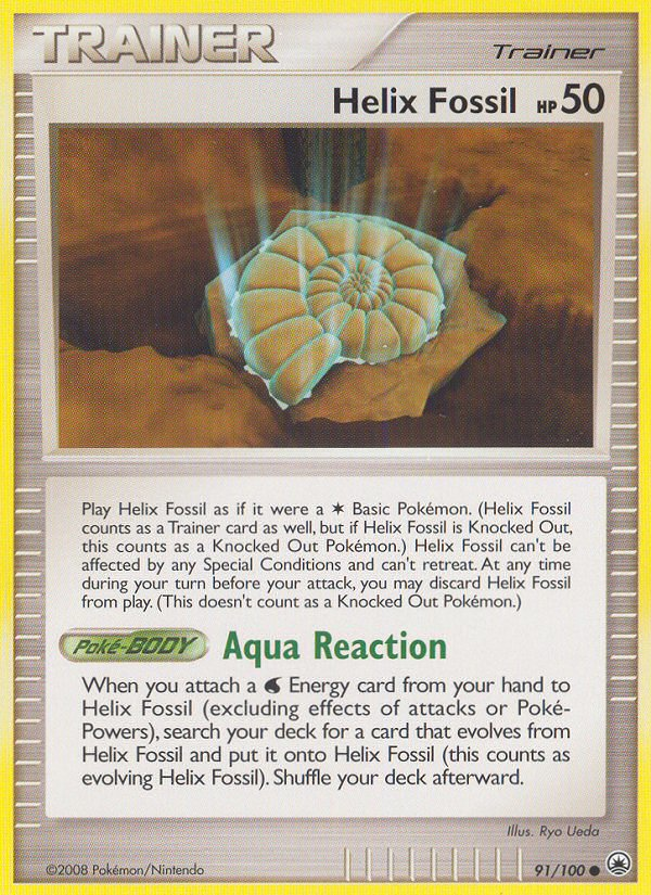 Helix Fossil — illustrated card