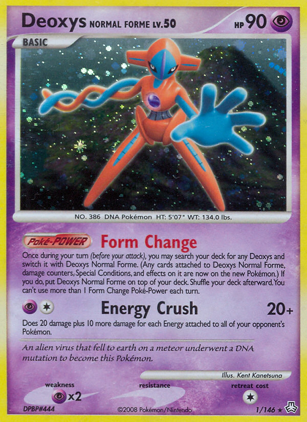 Deoxys Normal Forme — illustrated card
