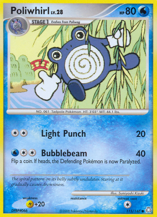 Poliwhirl — illustrated card