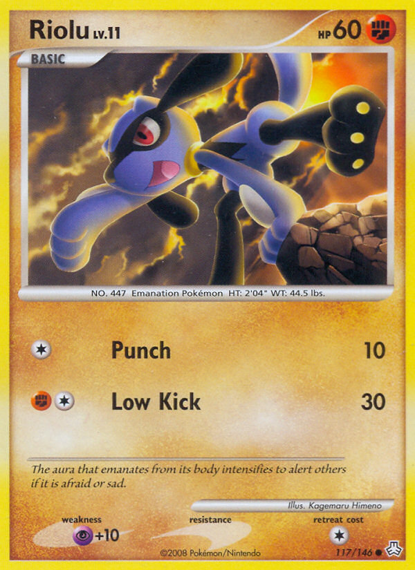 Riolu — illustrated card