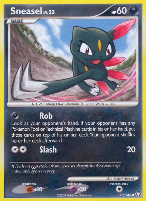 Sneasel — illustrated card